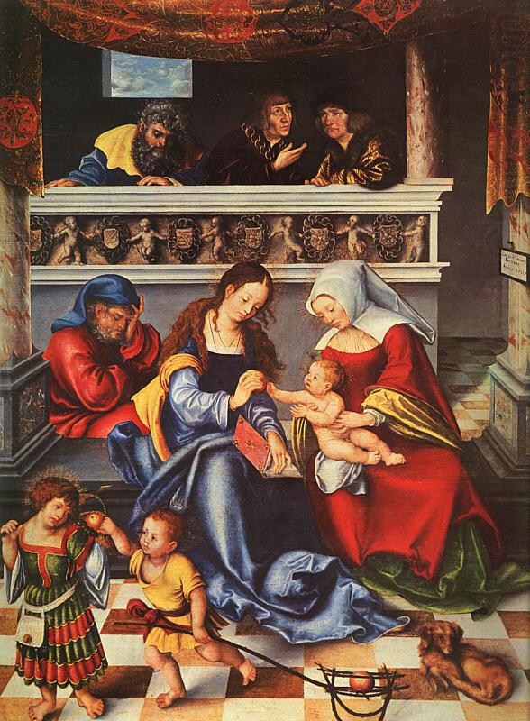 The Holy Family, Lucas  Cranach